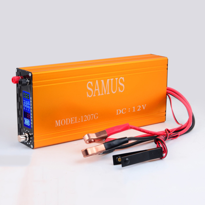 【10M Depth+COD】SAMUS 1207G DC12V 3000W Ultrasonic Inverter LCD Display