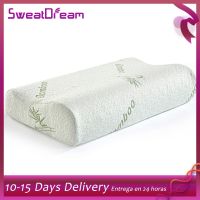 Bamboo Fiber Pillow Slow Rebound Health Care Memory Foam Pillow Memory Foam Pillow Orthopedic Pillows Support Neck Relief Pillows  Bolsters