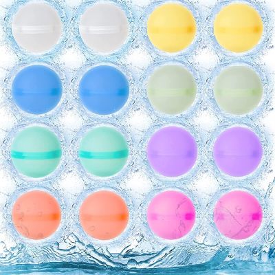 10/12/24 Pack Water Balloons Reusable Splash Ball  Latex-free Water Bomb Pool Toys Quick Fill  Party Toys Water Balls Balloons