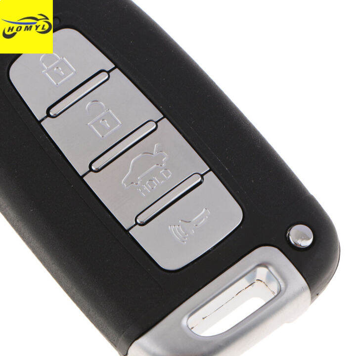 Homyl 3 Button Car Remote Control Key +Insert Small Key Uncut Blade