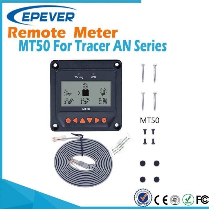 Remote Meter MT-50 For EPever EPsolar MPPT Solar Charge Controller ...