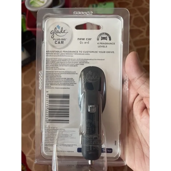 Glade PlugIns Car Air Freshener Starter Kit, New Car, 0.11 fl oz