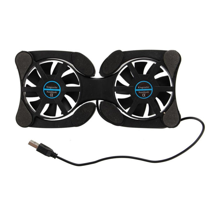 Notebook Cooler 7-15 inch Notebook Octopus Cooler Foldable USB Cooling Fan CPU Cooler Pad Quiet Stand Double Fans