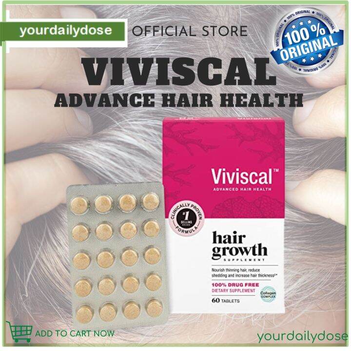 Hair Growth Supplements Sold per 30TABLETS Lazada PH