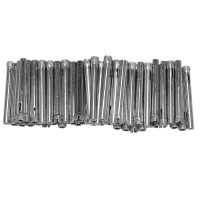 50Pcs Diamond Coated Drill Bit Set 6mm Diamond Tipped Hole Saw for Tile, Glass, Ceramics, Porcelain, Marble