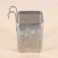 Stainless Steel Chopsticks Holder Hanging Cutlery Drying Basket Tableware Drainer with Hooks Kitchen Utensil