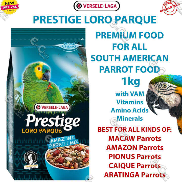 VerseleLaga Prestige 1kg AMAZON PARROT MIX (BLUE PACKAGING) Loro