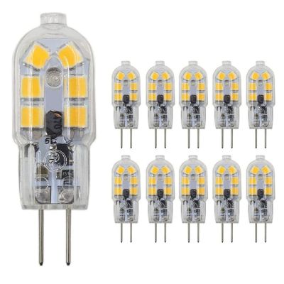 ☢ 10Pcs G4 LED Light Bulbs G4 Bi-Pin Base 3W 12V LED Bulbs 2835 SMD 24 LEDs Spotlight Chandelier Lighting Replace 20W Halogen Bulb