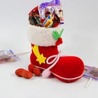 Christmas Boots Reused Increase Atmosphere Decorate Christmas Decoration Candy Boots for Gifts Socks Tights