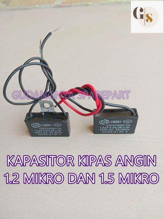 KAPASITOR KIPAS ANGIN 1.2 MIKRO 1.5 MIKRO uF Lazada Indonesia