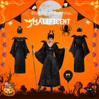 สินค้าพร้อมส่ง ชุดแม่มด มาเลฟิเซนต์ (Maleficent) พร้อมหมวกและเข็มกลัดหน้าอก