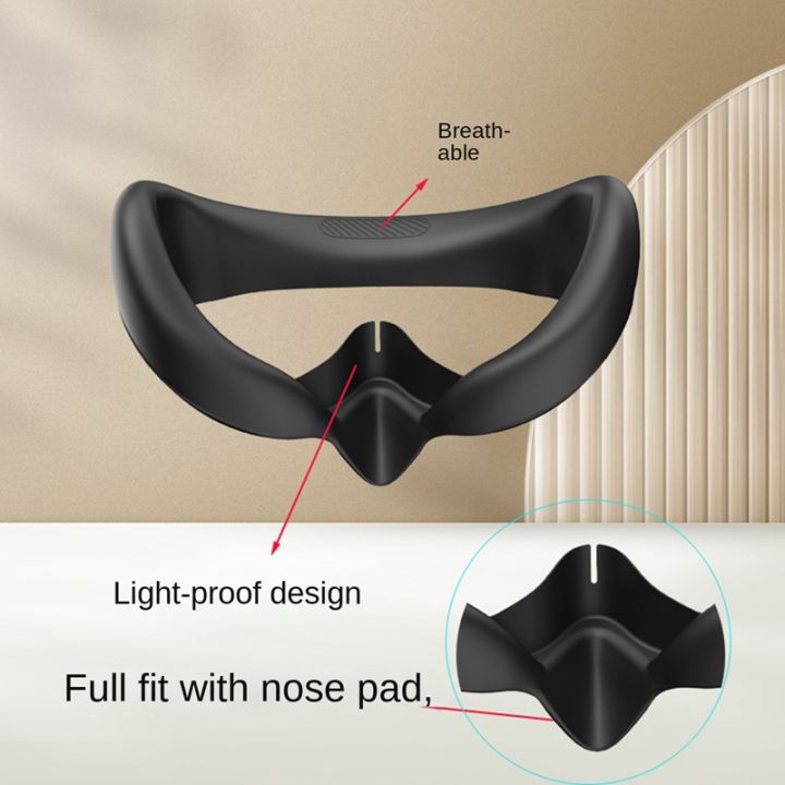 eye-pad-for-pico-4-replacement-accessories-silicone-face-mask-protective-case-anti-sweat-mask-vr-glasses-black