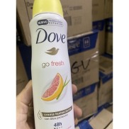 Xịt khử mùi Dove 150ml hàng chính hãng
