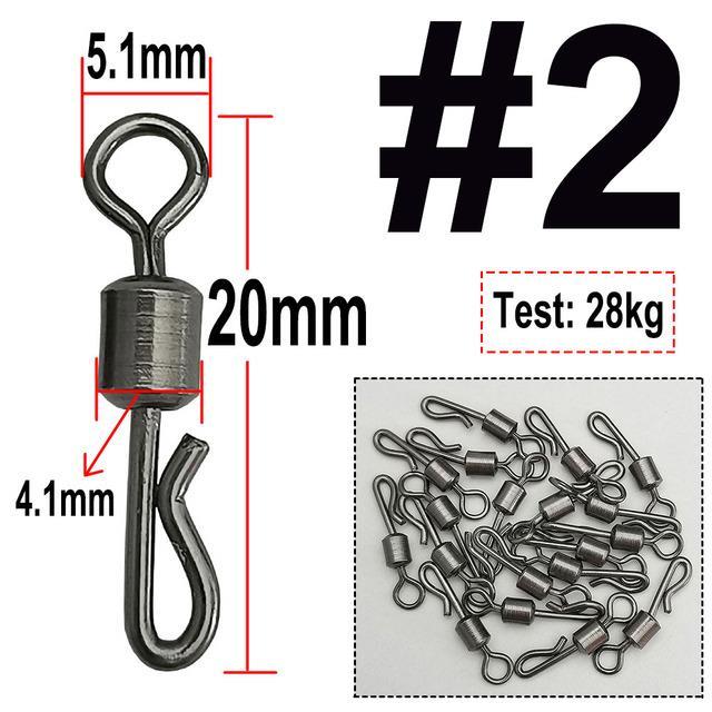 hot-25-50-100pcs-swivel-fishing-q-shaped-change-carp-terminal-tackle-accessories