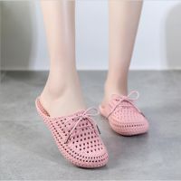 Women Shoes Flat Bottom Comfort Sandals Thick Bottom Beach Slippers indoor outdoor Hole Shoes