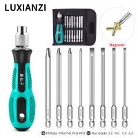 Luxianzi ชุดไขควงslotted Phillips ความแม่นยำบิตไดรเวอร์สกรูแม่เหล็ก8 In 1สำหรับอุปกรณ์ทำมืออุปกรณ์เทปกาวสำหรับซ่อมโทรศัพท์