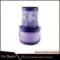 สำหรับ Dyson ชิ้นส่วนอะไหล่ทดแทนสำหรับสัตว์ V12พายุไซโคลนเครื่องดูดฝุ่นไร้สายสัมบูรณ์ที่กรองหลัง Hepa