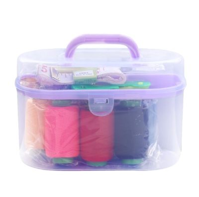 Sewing box sewing kit 10 sets อุปกรณ์เย็บผ้า ชุดเข็มเย็บผ้ากล่องเข็มด้าย ชุดเข็มกับด้าย เข็มเย็บผ้า เครื่องมือเข็มเย็บผ้าและชุดด้าย