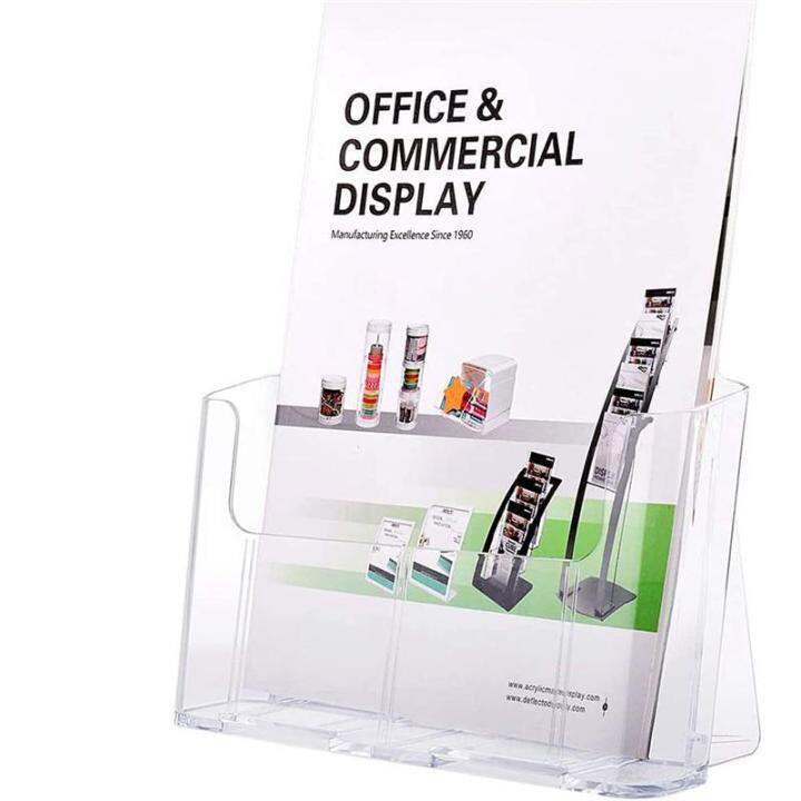 Office Display Clear Acrylic Business Transparent Holder Pamphlet