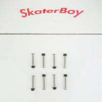 [?พร้อมส่ง]?น็อตยึดทรัคสเก็ตบอร์ด ยาว 40mm ตัวผู้-ตัวเมีย คือ1คู่ skateboard truck nut