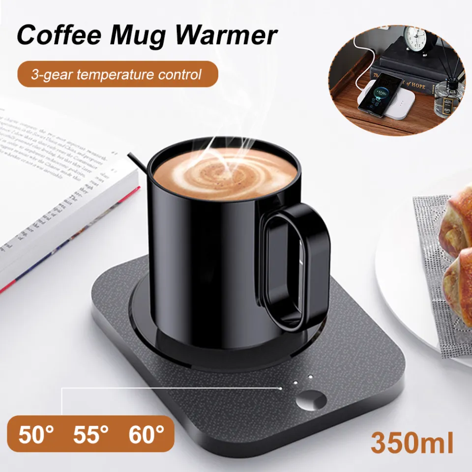 Coffee Cup Warmer For Desk 3-Gears Adjustable Temperature Coffee