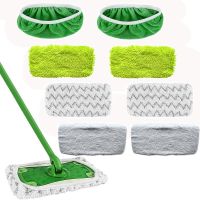 ✆๑❡ Reusable Microfiber Mop Pads Compatible for Swiffer Sweeper Mop Dry Sweeping Cloth Washable Wet Mopping Cloth for Floor Cleaning