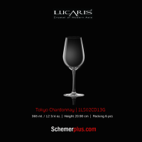 LUCARIS แก้วไวน์รุ่น TOKYO CHARDONNAY 365 ml. แพ็ค 6 ใบ