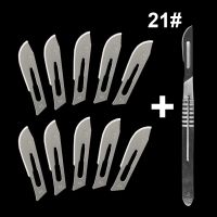 【YF】 20  23  Carbon Carving Metal Scalpel Blades Handle Cutting Repair Surgical Kits Non