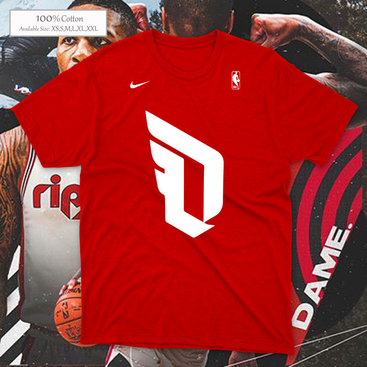 NBA Damian Lillard Dame Time Logo High Quality Shirt (LO11) | Lazada PH