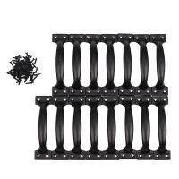 15PCS Pulls Black Door Pull Handle Metal Kitchen Cabinets Furniture Wardrobe Handle in Black Door Hardware