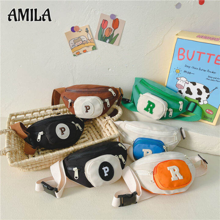 amila-เบสบอลกระเป๋าคาดหน้าอกน่ารักใหม่เด็กผู้ชายหล่อ-dompet-koin-ไฟออกไปข้างนอกกระเป๋าคาดเอว