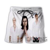 การพิมพ์ 3D Placebo Rock Summer Beach Shorts สตรีทแวร์ผู้ชาย Quick Dry Vacation กางเกงขาสั้นสตรี / ผู้ชาย XS-5XL