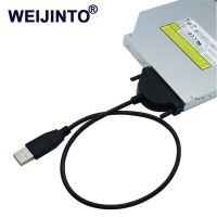 Weijinto Usb 2.0เป็น Mini Sata Ii 76 13pin สายแปลงอะแดปเตอร์สำหรับ Lapcd/ตัวอ่านแผ่น Dvd