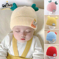 I LOVE DADDY &amp; MUMMY 0-12M น่ารักหูเลิฟเบบี้หมวกทรง Beanie สำหรับเด็กวัยหัดเดินชายหญิงถักโครเชต์หมวกหมวกถักเด็กขนสัตว์นุ่มสำหรับฤดูหนาว