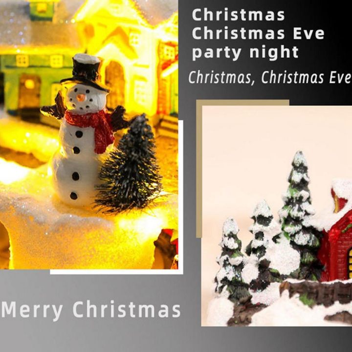 1-pcs-christmas-village-houses-sets-rotating-train-display-figurines-led-light-up-santa