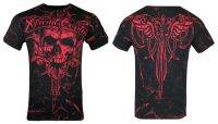 2023 Xtreme Couture By Affliction Mens T-Shirt VICTORY Skull Biker MMA Black S-5XL 3D printing t-shirt