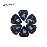 SOACH 10pcs 3 kinds of thickness new brand guitar picks bass 26 English alphabet pictures quality print pick Guitar accessories Guitar Bass Accessorie