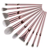 Pro 10Pcs Makeup Brushes Tool Set Cosmetic Powder Eye Shadow Foundation Blush Blending Beauty Make Up Brush Maquiagem #297120