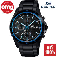 Casio Edifice นาฬิกาข้อมือผู้ชาย โครโนกราฟ รมดำ สายสแตนเลส รุ่น EFR-526BK ของแท้ ประกัน CMG