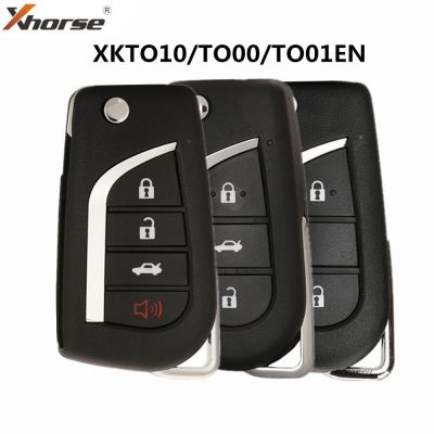 ♕✐▧ 1/5/10pcs Xhorse VVDI2 Universal Wire/Wireless Remote Car Keys 2/3B for Toyota Style VVDI Key Tool MAX XKTO00/01/10EN XNTO00EN