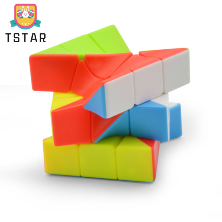 tstarlefang-ลูกบาศก์มายากลบิด3x3สีทึบพิเศษรูบิคมายากลไม่มีสติกเกอร์ลูกบาศก์มายากล-cod