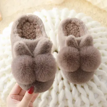 Furry deals slippers online