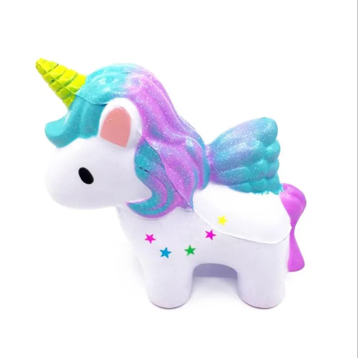 rainbow unicorn squishy