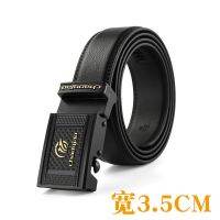 ต้นฉบับ [Send spare buckle head] automatic buckle anti-allergic belt mens plastic buckle metal-free belt pass security gate belt Ms American 2023 authentic