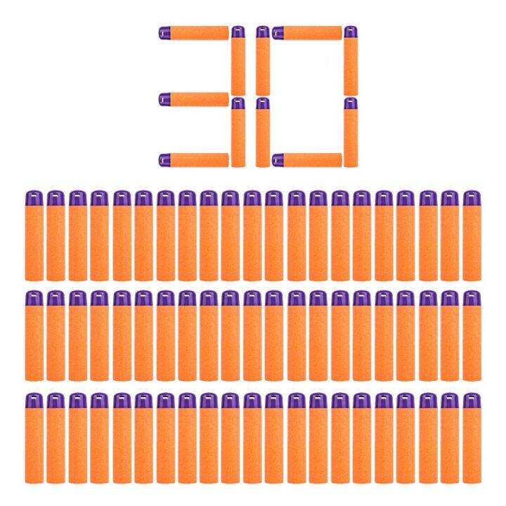 ชุดลูกดอก30ชิ้นสำหรับ-nerf-mega-9-5cm-ลูกดอกยิงซุ่มยิงโฟมขนาดใหญ่ลูกดอกเติมหัวกระสุนหัวหลุมใหญ่สำหรับ-n-strike-mega-series