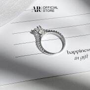 Nhẫn bạc nữ đế trái tim tinh tế Lovely Ring-N24-AURASILVER