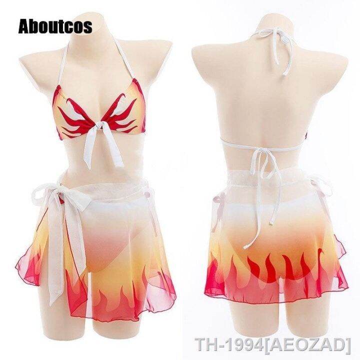 aeozad-aboutcos-demon-slayer-anime-swimsuit-suit-para-mulheres-rengoku-kyoujurou-cosplay-traje-laranja-sexy-kimetsu-no-yaiba-kisatsutai-corps