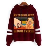 Retro Print Best Golden Retriever Dad Ever Original 2022 Autumn Womens Clothing Casual Fashion Men Superior Quality Hoodies