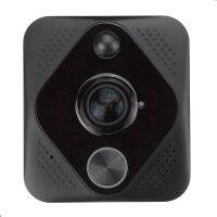 X6 Video Doorbell Hd 1080P 180 Degree Wifi Wireless Intelligent Intercom System Cloud Storage Alarm System Black Abs
