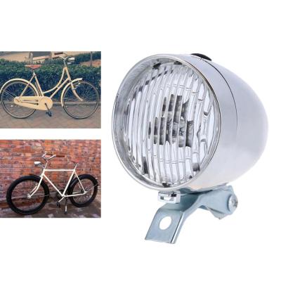 [Hot K] หลอดไฟแสงจ้าจักรยาน3 LED ไฟหน้าจักรยาน2โหมดไฟหน้าจักรยานไฟหน้าจักรยานสไตล์โบราณ